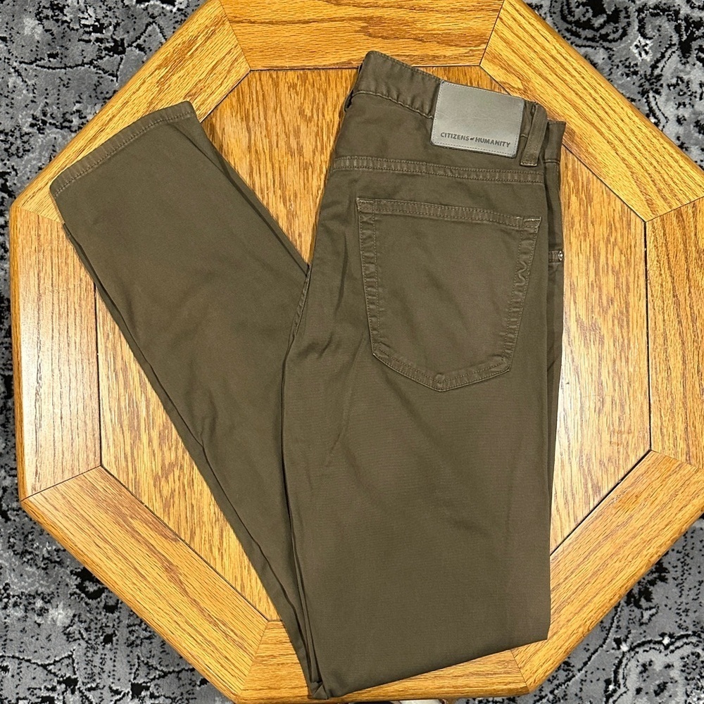 *CITIZENS OF HUMANITY* Olive Bowery Standard Slim Jeans Size 31